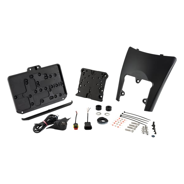 Image of Nummernschildhalter Rücklicht WUNDERKIND für französische Kennzeichen 210 x 130 mm, hinten, 107239-A89-F15 für Vespa GTS/GTS Super/GTV 125/300/310ccm (2023-)