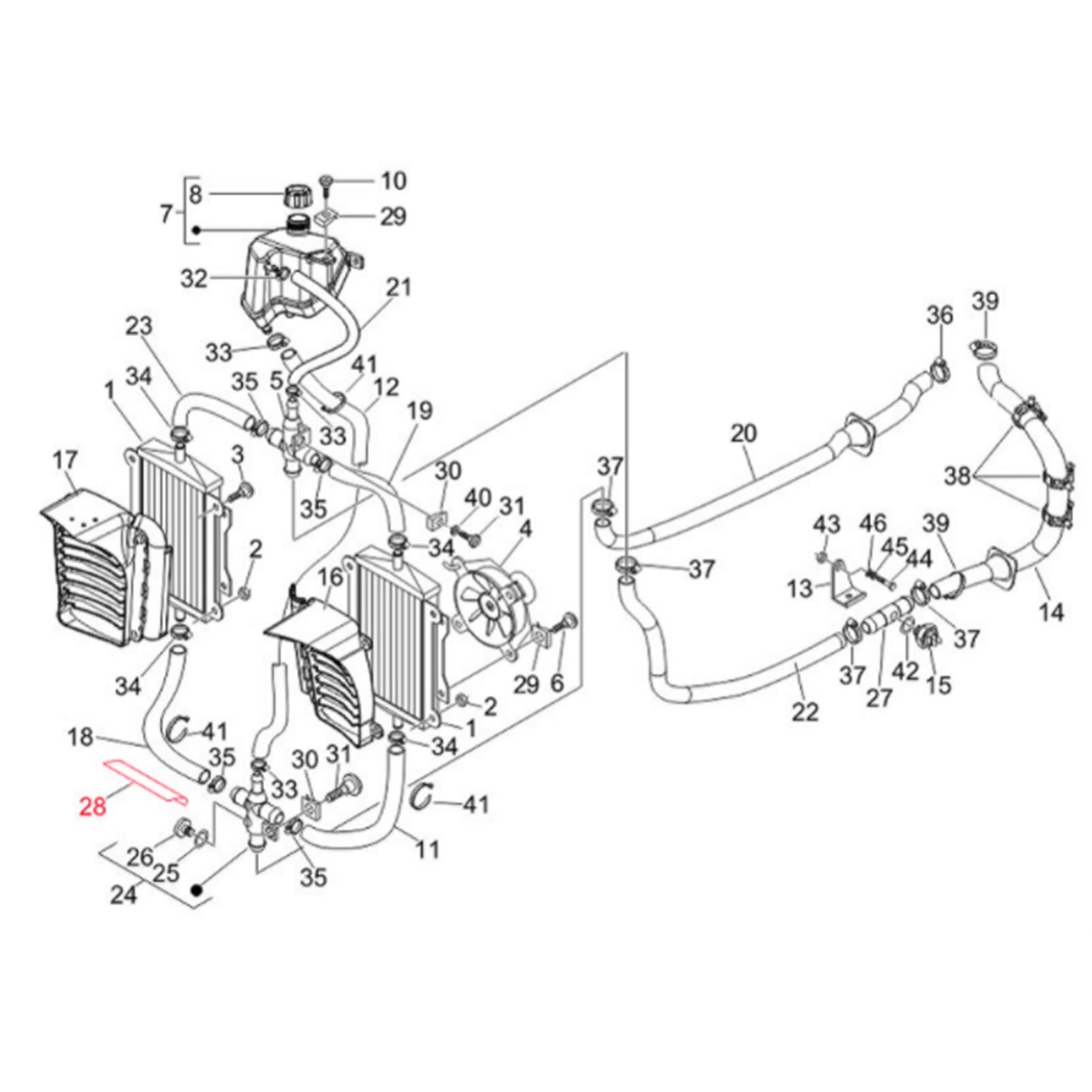 Image of Kantenschutz PIAGGIO Rahmen schwarz für Vespa S/GTS/GTS Super/GTV 125-300ccm für Vespa S/GTS/GTS Super/GTV 125-300ccm