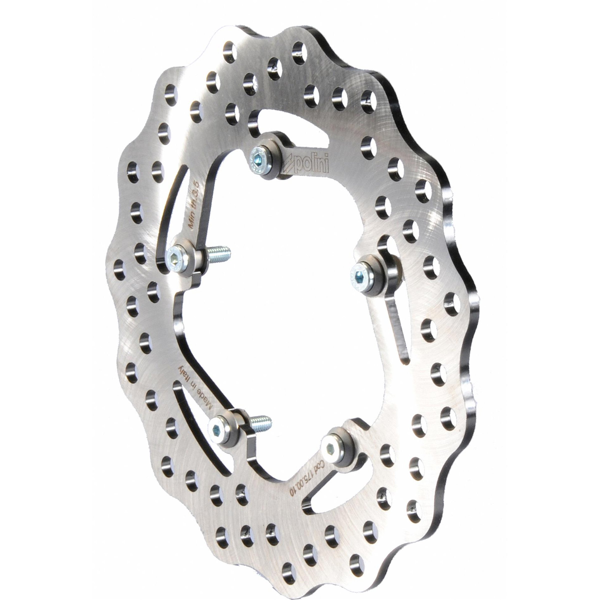 Image of Bremsscheibe POLINI RACE vorne 175.0010 für Vespa PX 125-200 E '98/MY/'11/ET2/ET4/LX/LXV/S/Primavera/Sprint 50-150ccm für Vespa PX 125-200 E '98/MY/'11/ET2/ET4/LX/LXV/S/Primavera/Sprint 50-150ccm