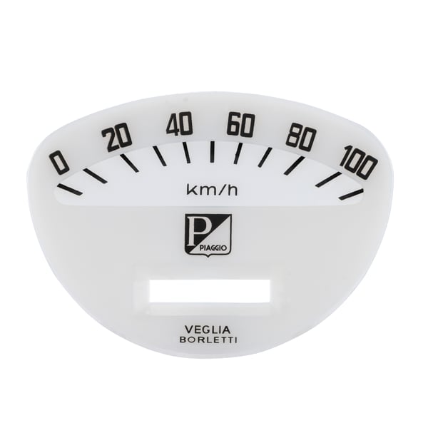 Image of Ziffernblatt PASCOLI Tachometer 610358M für Vespa 50 SS/SR/90 SS/R/125 VMA/Super/150 Super