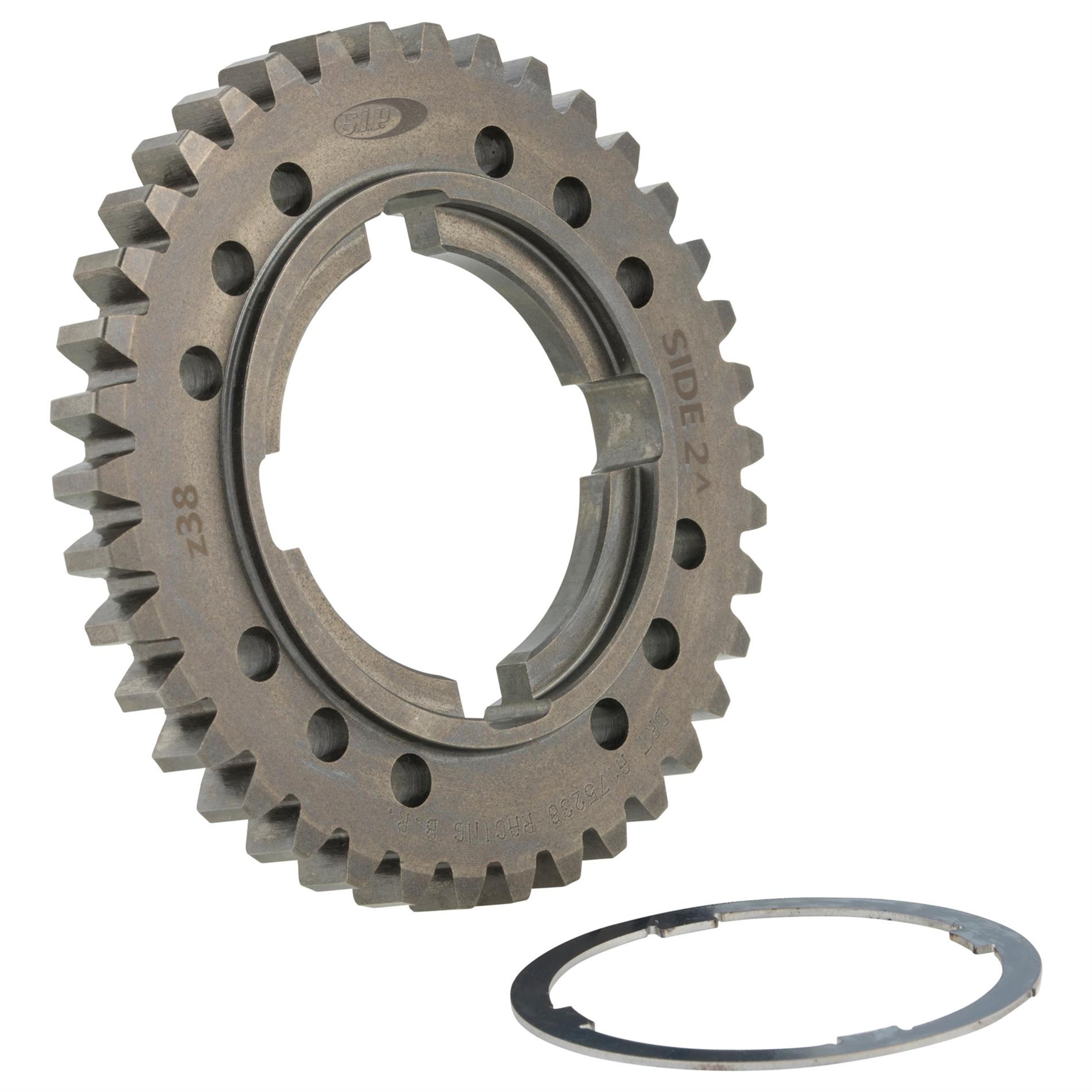 Image of Zahnrad Z 38 DRT 3. Gang 802 f1 "PX alt"/"PX Lusso" for SIP für Vespa 180-200 Rally/P125-150X 2°/PX125-150E/Lusso/P150S 2°/P200E/Lusso/'98/MY/'11/T5/Cosa für Vespa 180-200 Rally/P125-150X 2°/PX125-150E/Lusso/P150S 2°/P200E/Lusso/'98/MY/'11/T5/Cosa