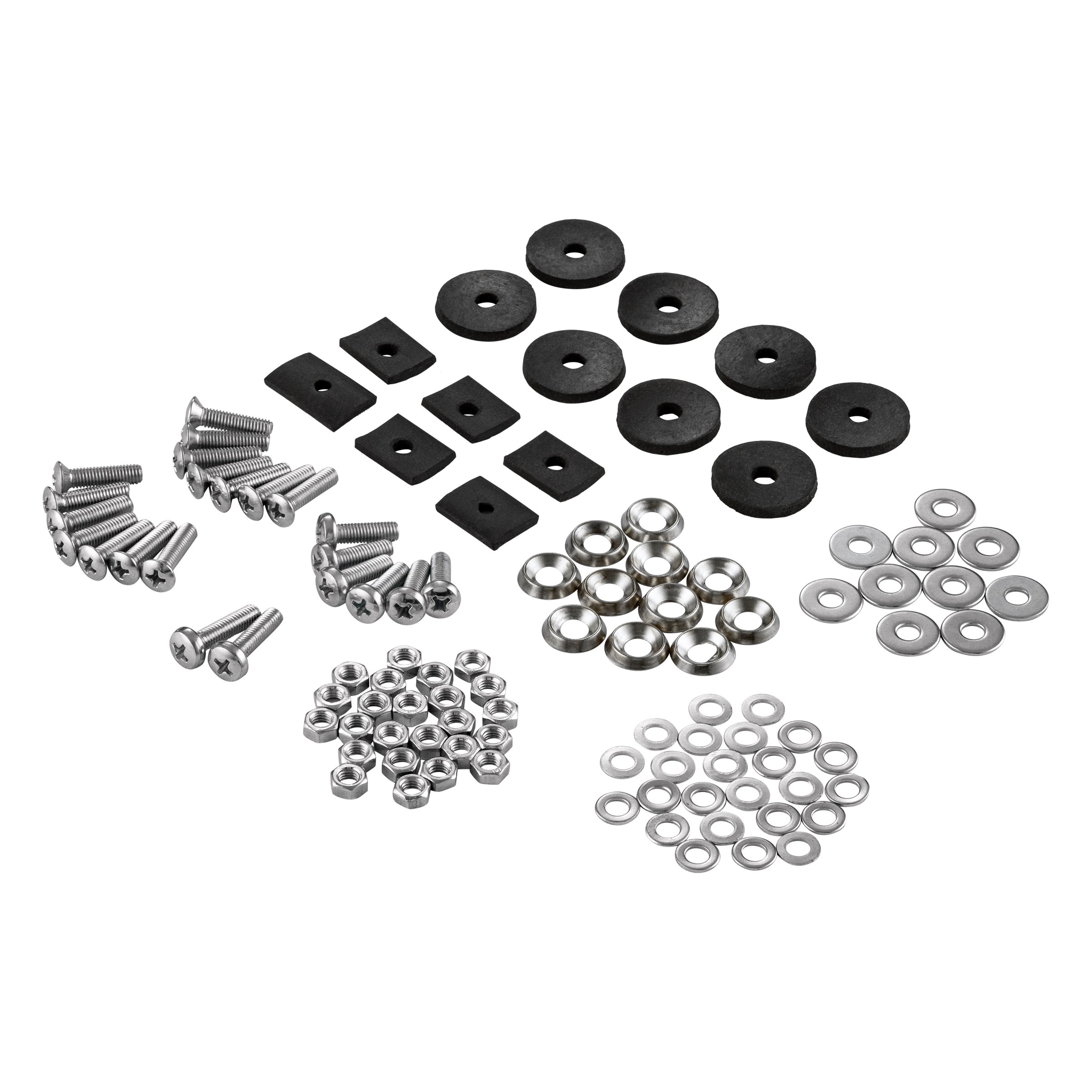 Image of Schrauben Kit Fußmatte für Lambretta Serveta 125 Lince/Special/150 Lince/ Special/ 200 Jet/ Lince 1973-89 für Lambretta Serveta 125 Lince/Special/150 Lince/ Special/ 200 Jet/ Lince 1973-89