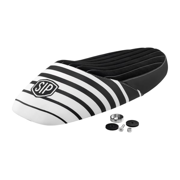 Image of Sportsitzbank NISA HIVE schwarz / weiß für Vespa 50-125/PV/ET3