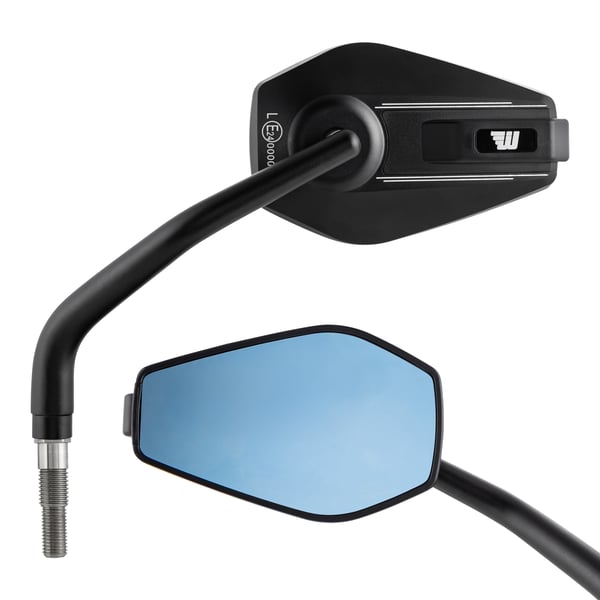 Image of Spiegel WUNDERKIND 2Stripes links für Vespa GTS/GTS Super 125/300/310ccm (2023-)