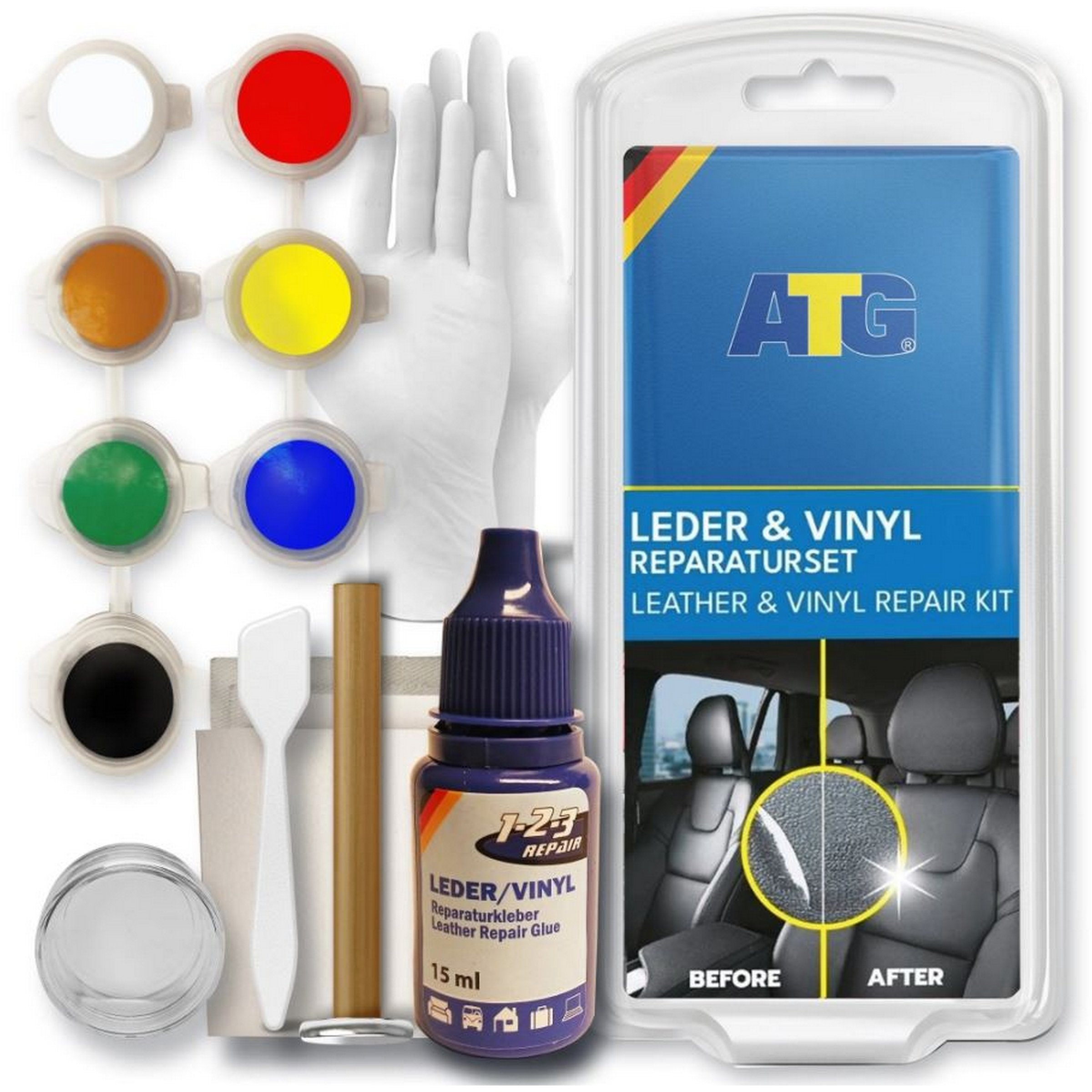 Image of Leder- und Kunstleder Reparaturset ATG