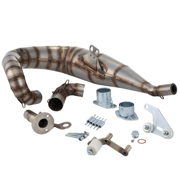 Image of Rennauspuff SIP Performance Touring Design by NORDSPEED, Material: Edelstahl, Dämpfer: OHNE Endschalldämpfer für Lambretta 125 LI/LIS/DL/GP/150 LI/LIS/SX/DL/GP/175 TV 2°-3°/200 TV/SX/DL/GP