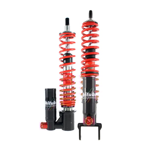 Image of Stoßdämpferkit BITUBO Racing, "YEV/YLV" vorne & hinten für Vespa PX125-200 E '98/MY/'11