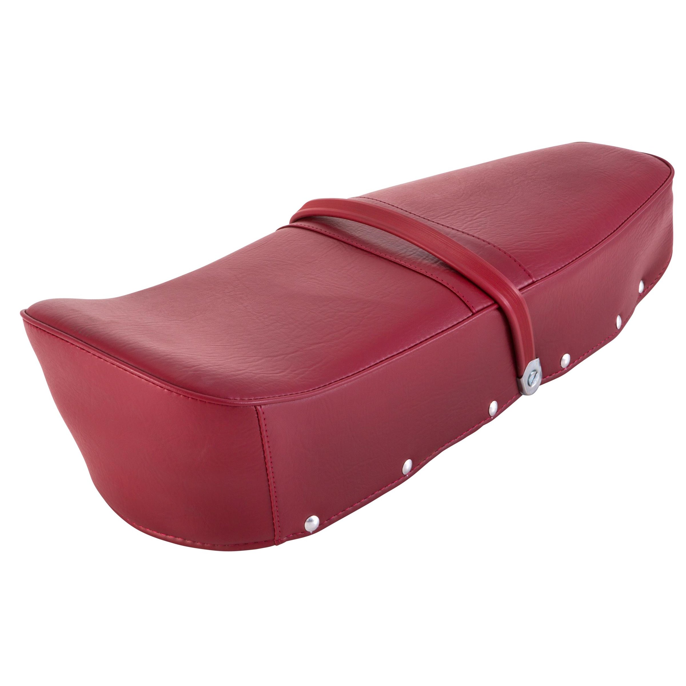 Image of Sitzbank purpurrot RAL 3004 19655150 - 15055170 für Lambretta 125 LI 3°/LIS/150 LI 3°/LIS/SX/175 TV 3°/200 SX für Lambretta 125 LI 3°/LIS/150 LI 3°/LIS/SX/175 TV 3°/200 SX