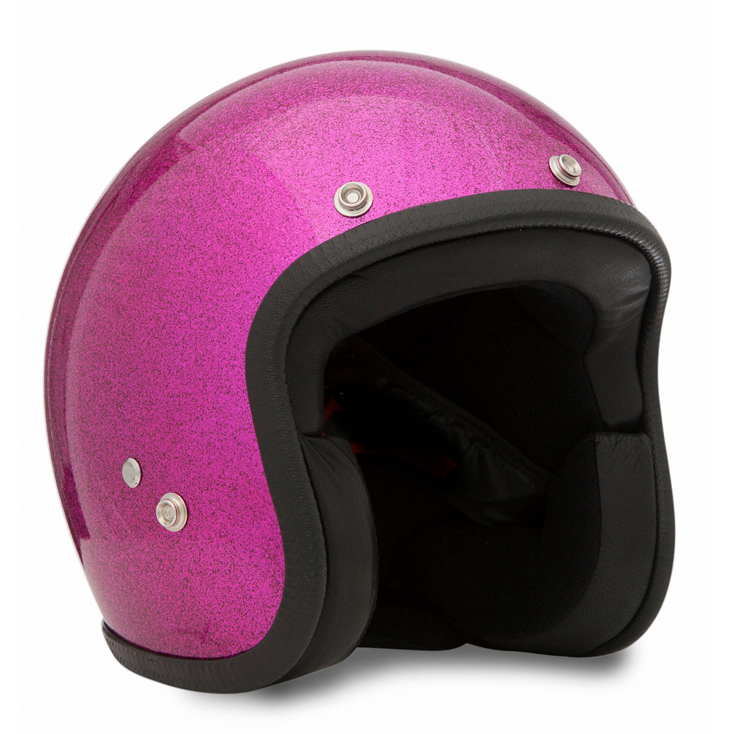 Image of Helm 70'S METAL FLAKES, fuchsia, Gr. L, 59-60 Jethelm Jethelm