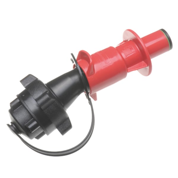 Image of Auslaufrohr HÜNERSDORFF Sicherheits Einfüllsystem Auto Füllstopp schwarz/rot