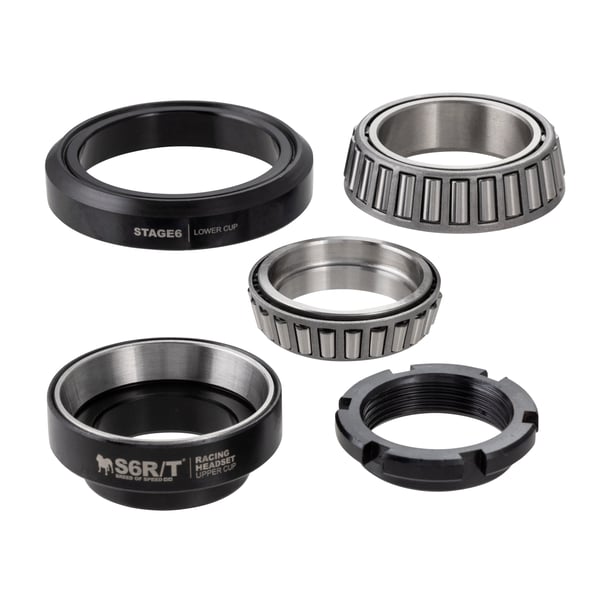Image of Lenkkopflagersatz Stage6 Kegelrollenlager oben/unten für Vespa 50-125/PV/ET3/PK50-125/S/SS/XL/125 GT-TS/ 150 Sprint/V/Super/160 GS/180 SS/Rally/PX80-200/PE/Lusso/'98/MY/'11/T5/Cosa
