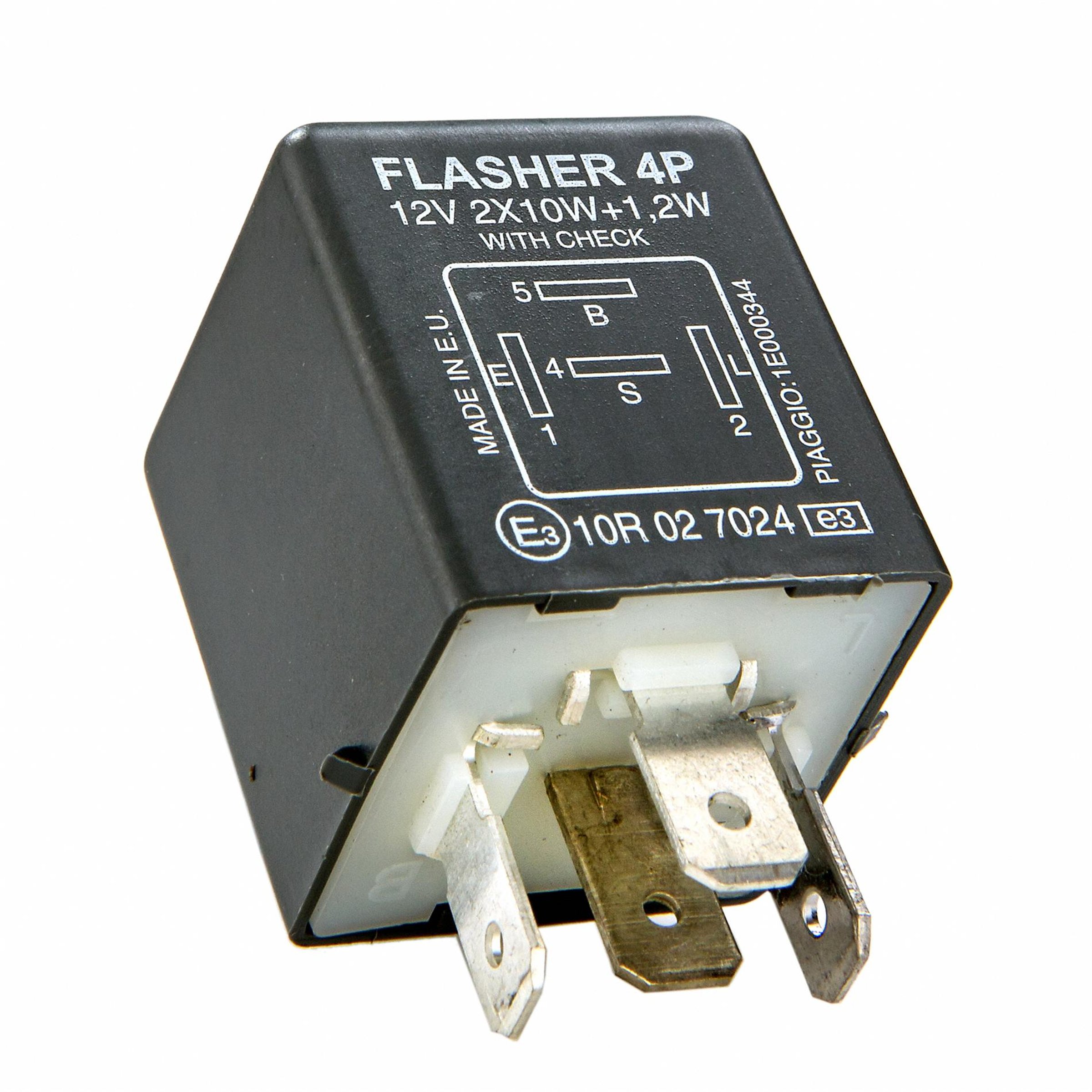 Image of Blinkrelais PIAGGIO für GILERA/PIAGGIO FX/FXR/Hexagon/NRG/Skipper/TPH/ET2 für GILERA/PIAGGIO FX/FXR/Hexagon/NRG/Skipper/TPH/ET2