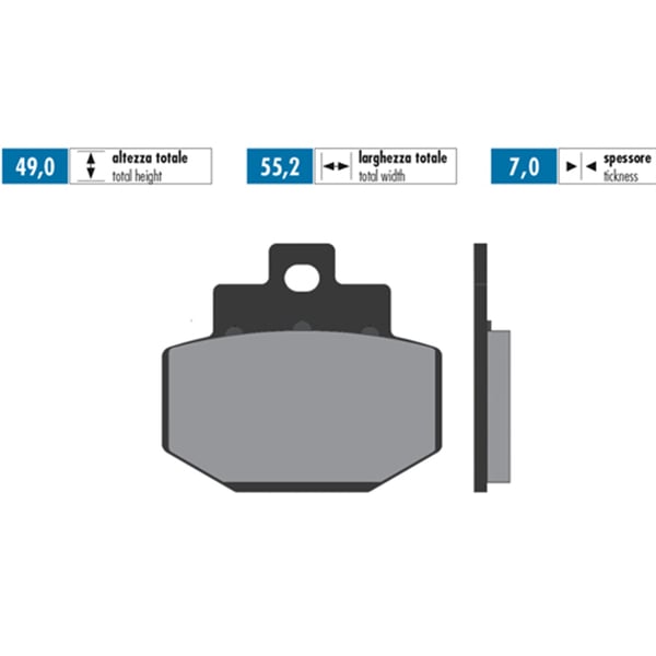 Image of Bremsbeläge POLINI Sintered S52 174.2024