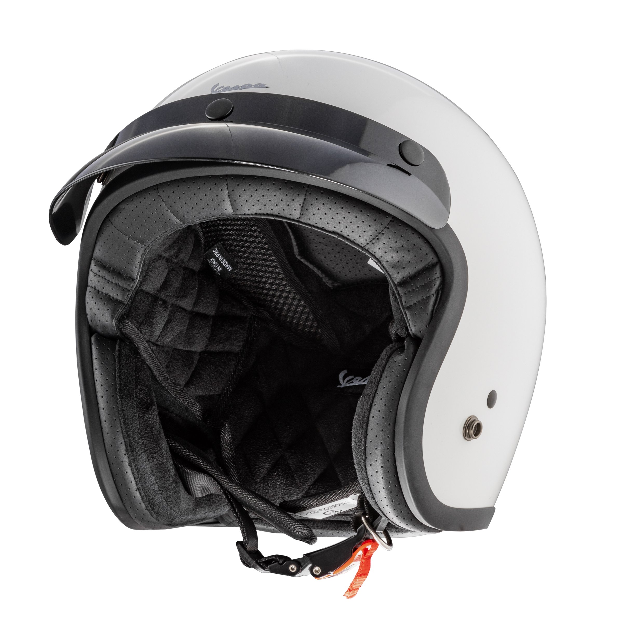 Image of Helm PIAGGIO Vespa Versilia, weiß glänzend, Gr. XS, 54cm Jethelm Jethelm Jethelm