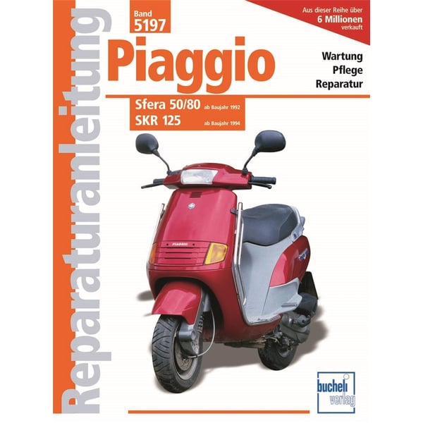 Image of Reparaturanleitung "Piaggio SKR, Sfera 50, Sfera 80" Piaggio Sfera 50/80 ab Baujahr 1992 und Piaggio SKR 125 ab Baujahr 1994