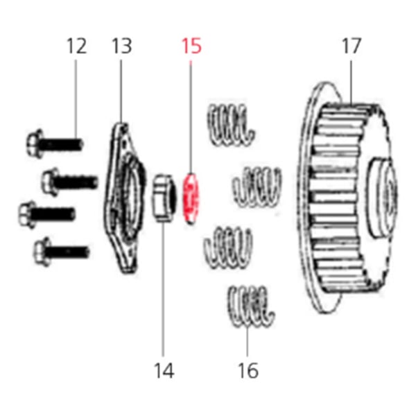 Image of Unterlegscheibe, LML für LML Star 200 4T