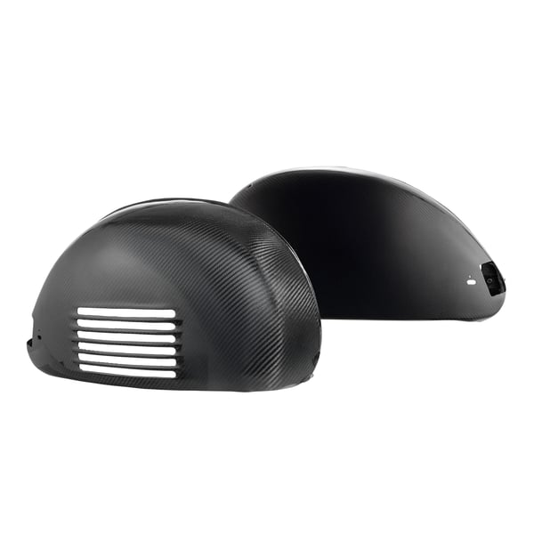 Image of Seitenhauben CARBON ITALY Ersatzradseite & Motorseite, links & rechts für Vespa PX 80-200E Lusso/'98/MY/T5