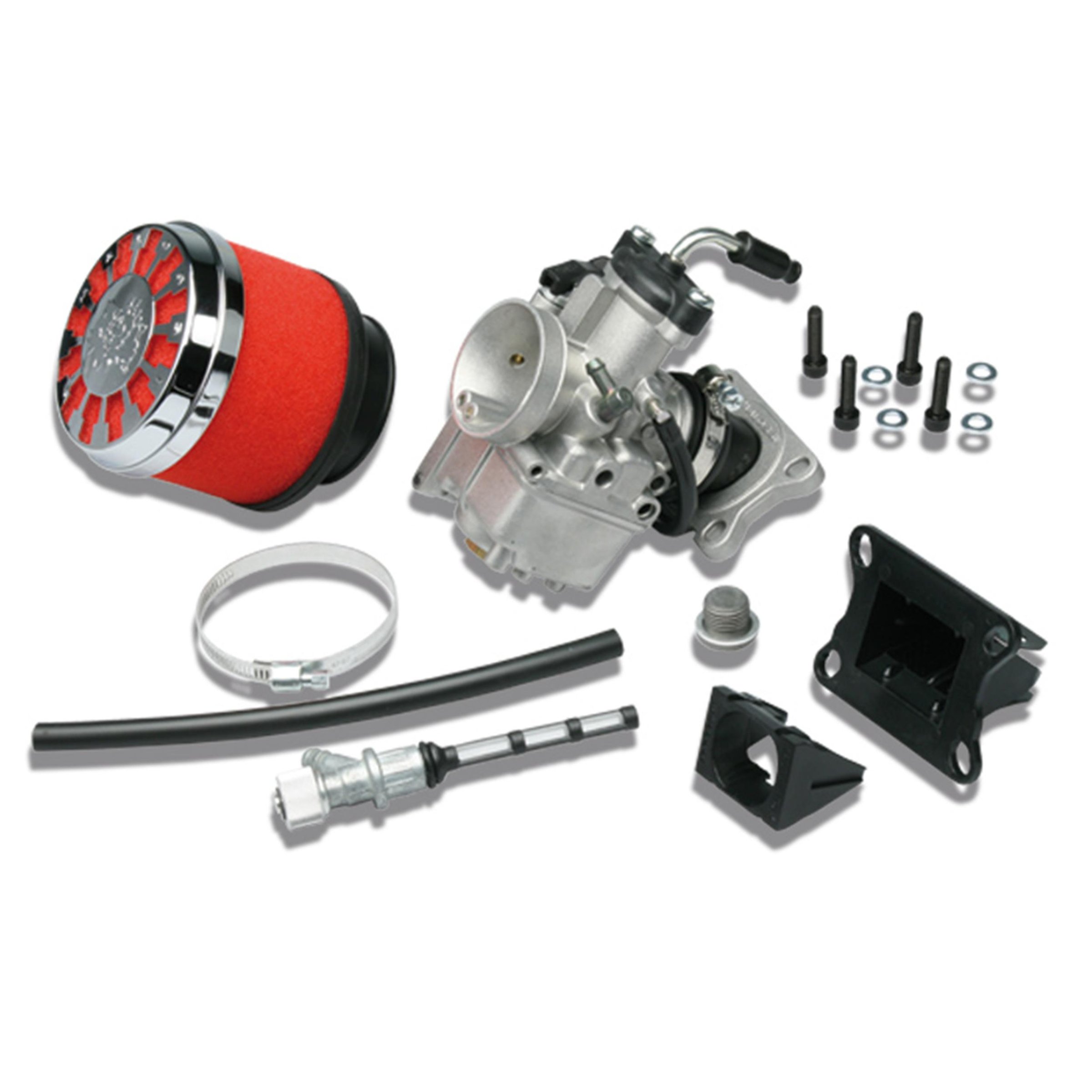 Image of Vergaserkit MALOSSI MHR Team VHST 28 BS Flachschieber 1613526 für APRILIA 50 MX/RS/RS4/RX/Tuono/BETA Enduro/Supermotard/Derbi Senda/GPR/GILERA GSM/RCR/MALAGUTI XSM/MBK X-Limit/X-Power/PEUGEOT XPS/XR6/XR7/RIEJU RS2/YAMAHA DT/TZR für MINARELLI AM 3-6 50ccm 