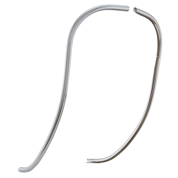 Image of Monoschlitzrohr CUPPINI Beinschild für Lambretta 125 LI 1°-2°/150 LI 1°-2°/175 TV 1°-2°