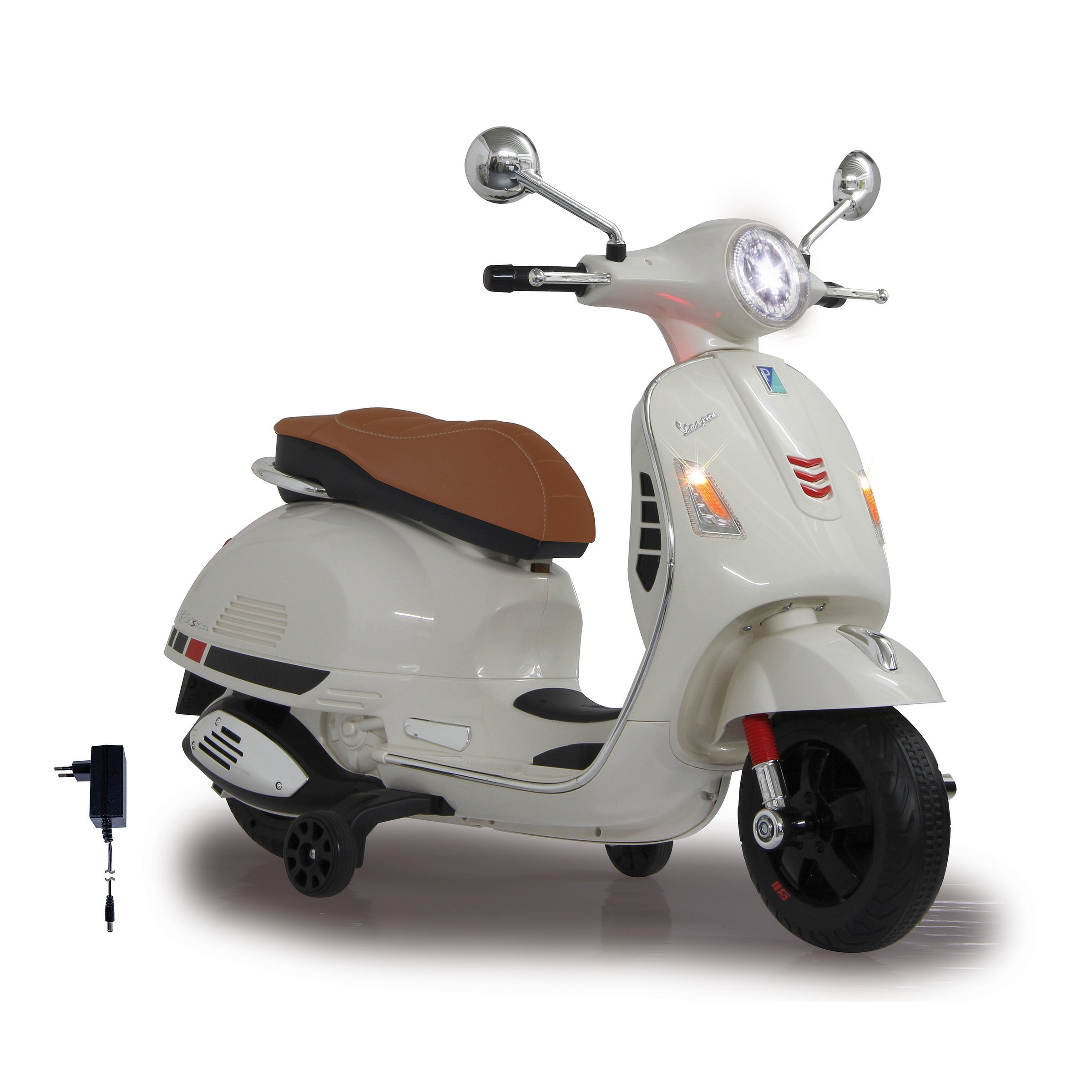 Image of Kinderroller Vespa GTS elektrisch 12V Li-Ion weiß
