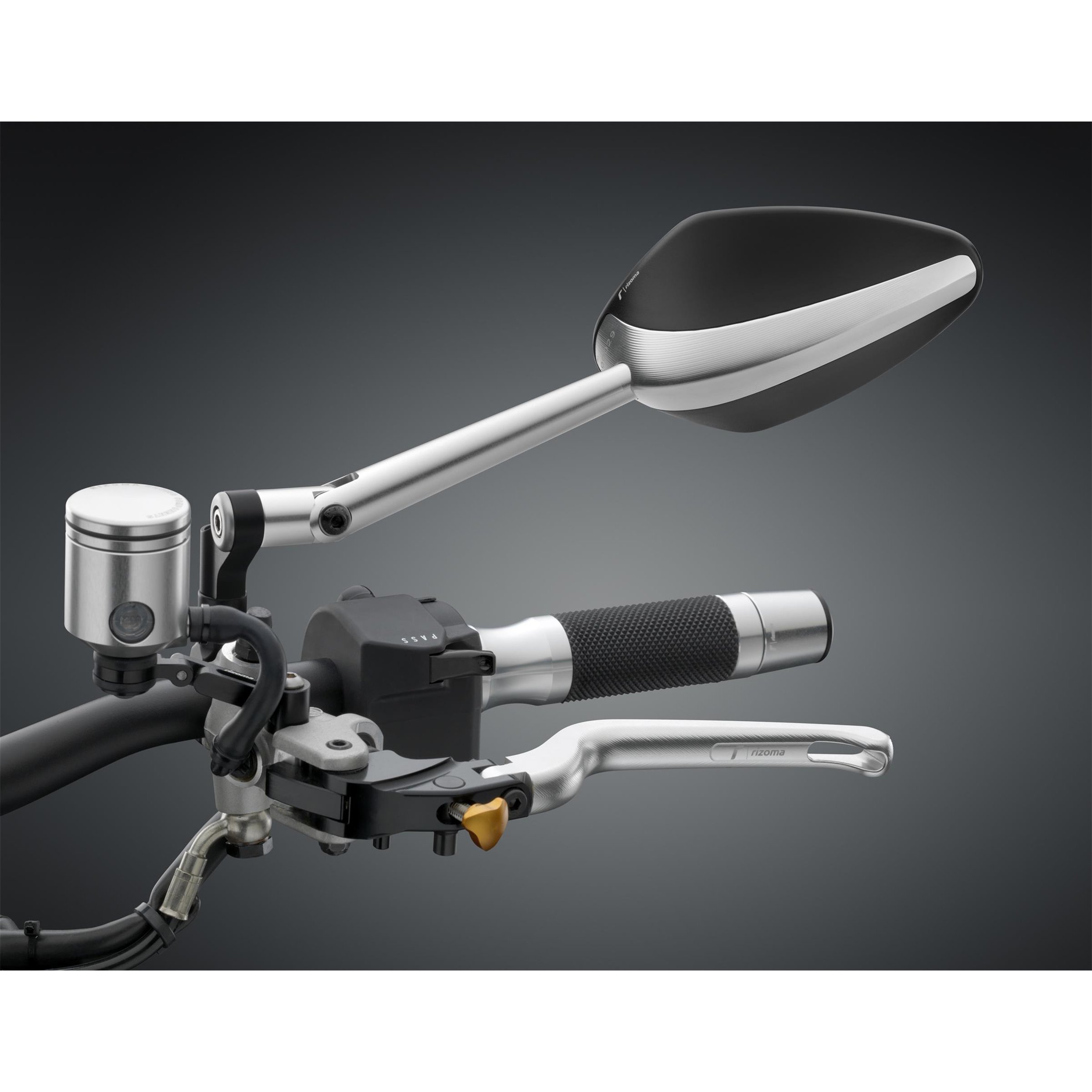 Image of Spiegel RIZOMA "Veloce naked" links oder rechts für Vespa LX/LXV/S/GTS/GTS Super/GTV/GT 60/GT/GT L 50-300ccm für Vespa LX/LXV/S/GTS/GTS Super/GTV/GT 60/GT/GT L 50-300ccm