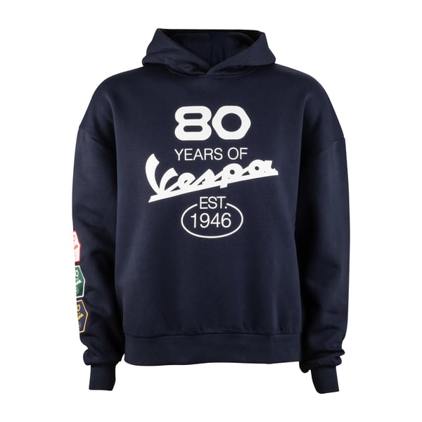 Image of Kapuzen-Sweatshirt/Hoodie PIAGGIO Vespa 80th Größe: S Unisex