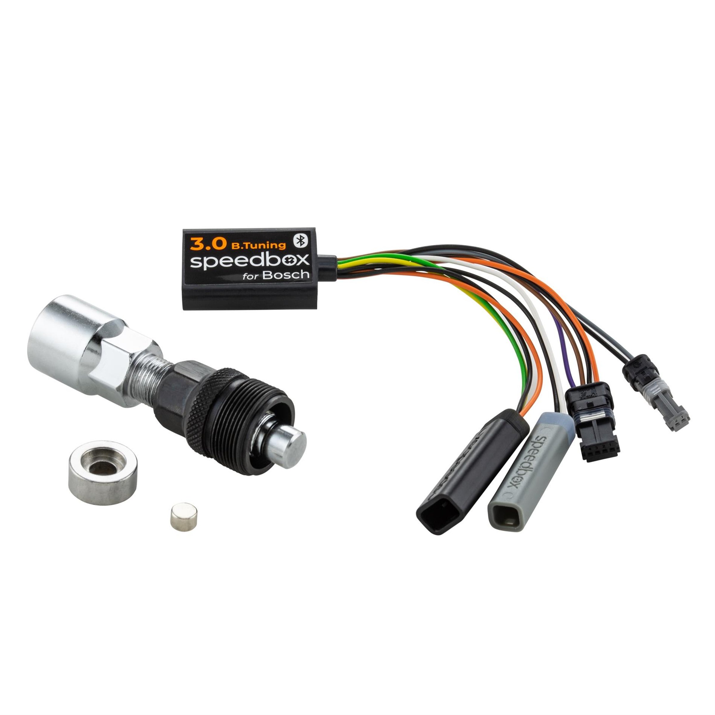 Image of Tuningmodul Set E-Bike SPEEDBOX 3.0 B.TUNING `20/`21 (Gen4) mit Kurbelabzieher für E-Bikes/Pedelecs mit Motor BOSCH Active/ Plus/ Cargo/ Performance/ CX, Gen2/Gen3/Gen4 für E-Bikes/Pedelecs mit Motor BOSCH Active/ Plus/ Cargo/ Performance/ CX, Gen2/Gen3/G