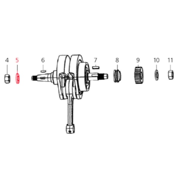 Image of Unterlegscheibe Polrad, LML für LML Star 125-200 4T/Star Deluxe 125-150 4S/Speedy