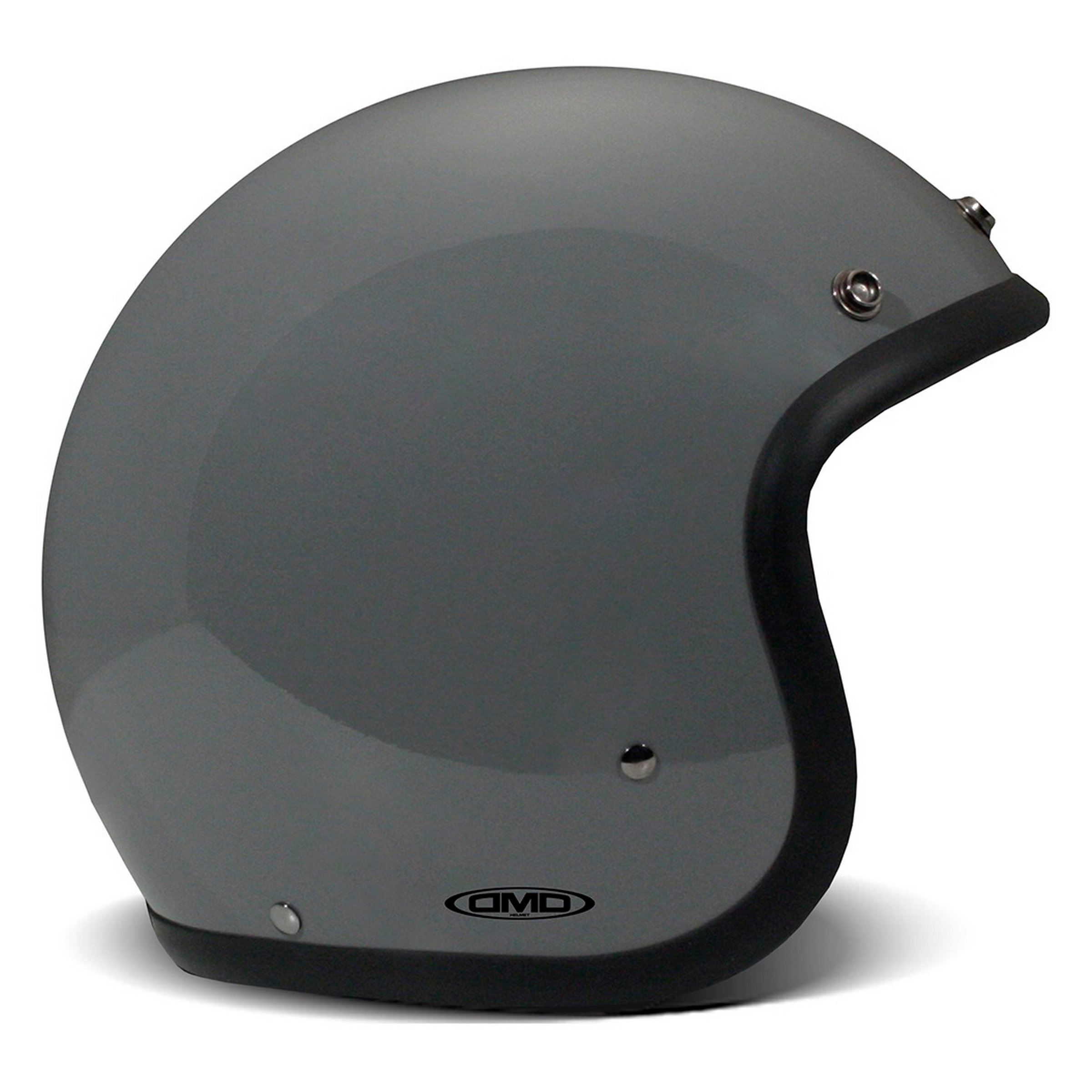 Image of Helm DMD RETRO Crayon Grey, grau glänzend, Gr. XXL, 61cm Jethelm Jethelm