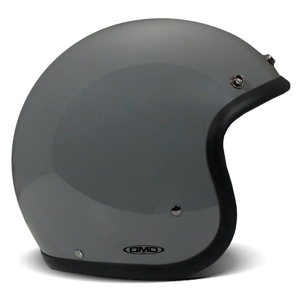 Image of Helm DMD RETRO Crayon Grey, grau glänzend, Gr. L, 58cm Jethelm