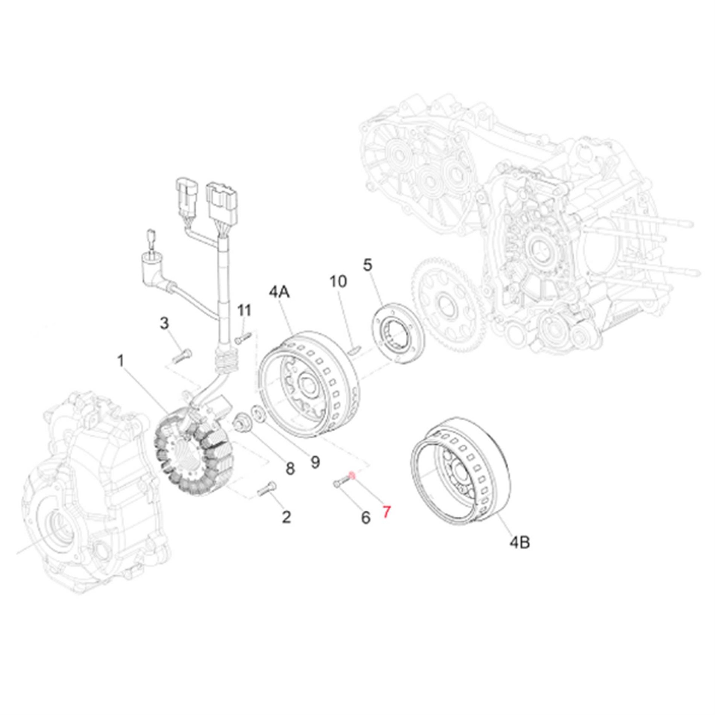 Image of Sprengring Polrad, PIAGGIO für Vespa GTS/GTS Super/GTV/GT 60/946 125-300ccm für Vespa GTS/GTS Super/GTV/GT 60/946 125-300ccm