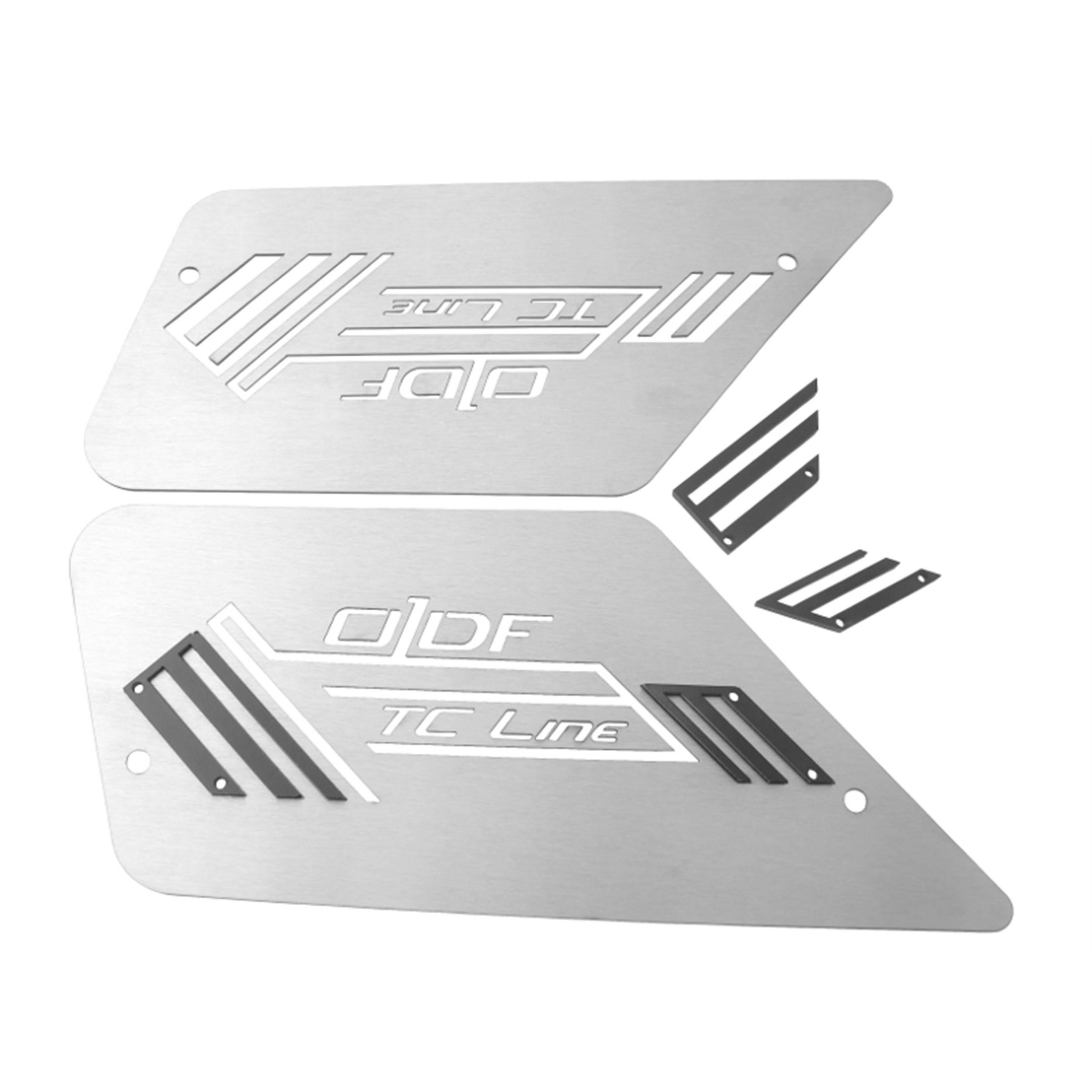 Image of Trittbleche O]DF TC-Line links & rechts für CPI/KEEWAY Hussar/Oliver/RX8/RY8 für CPI/KEEWAY Hussar/Oliver/RX8/RY8