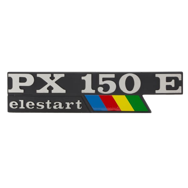 Image of Schriftzug PX150E elestart Seitenhaube links für Vespa PX150 E Lusso/EFL/Arcobaleno / Elestart