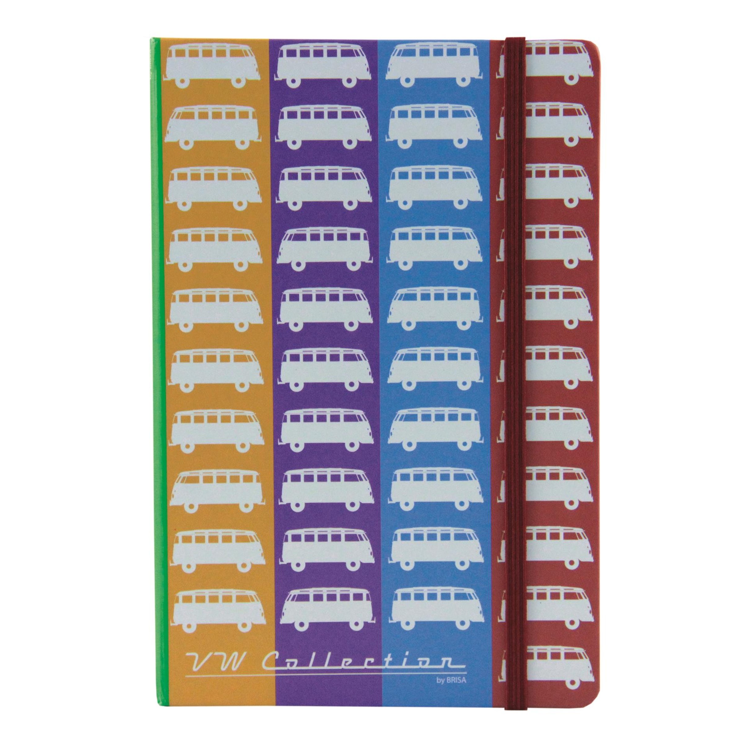 Image of Notizbuch VW Collection mit Motiv VW Bulli "Colors"