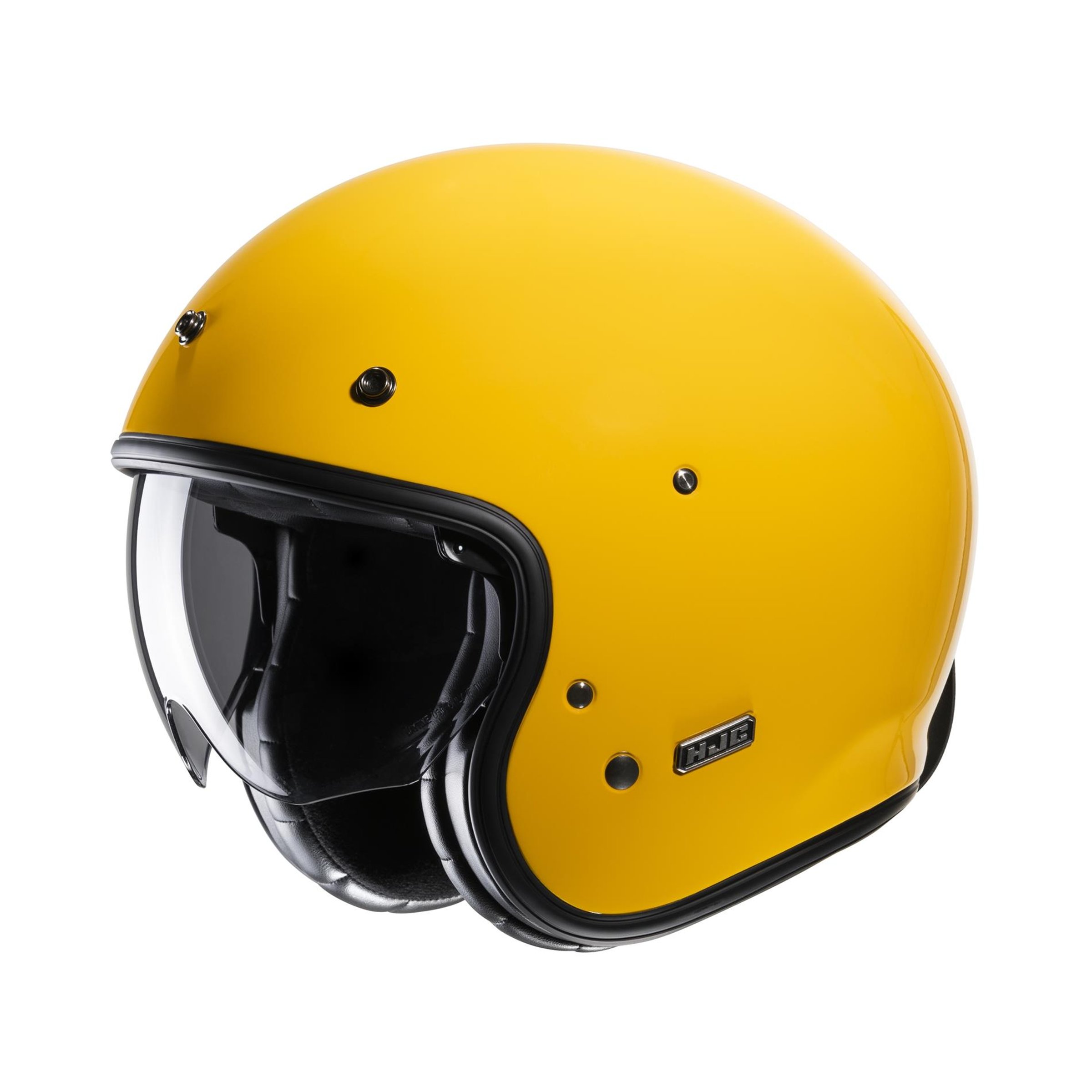 Image of Helm HJC V31 Solid, gelb glänzend, Gr. S, 55-56cm Jethelm Jethelm