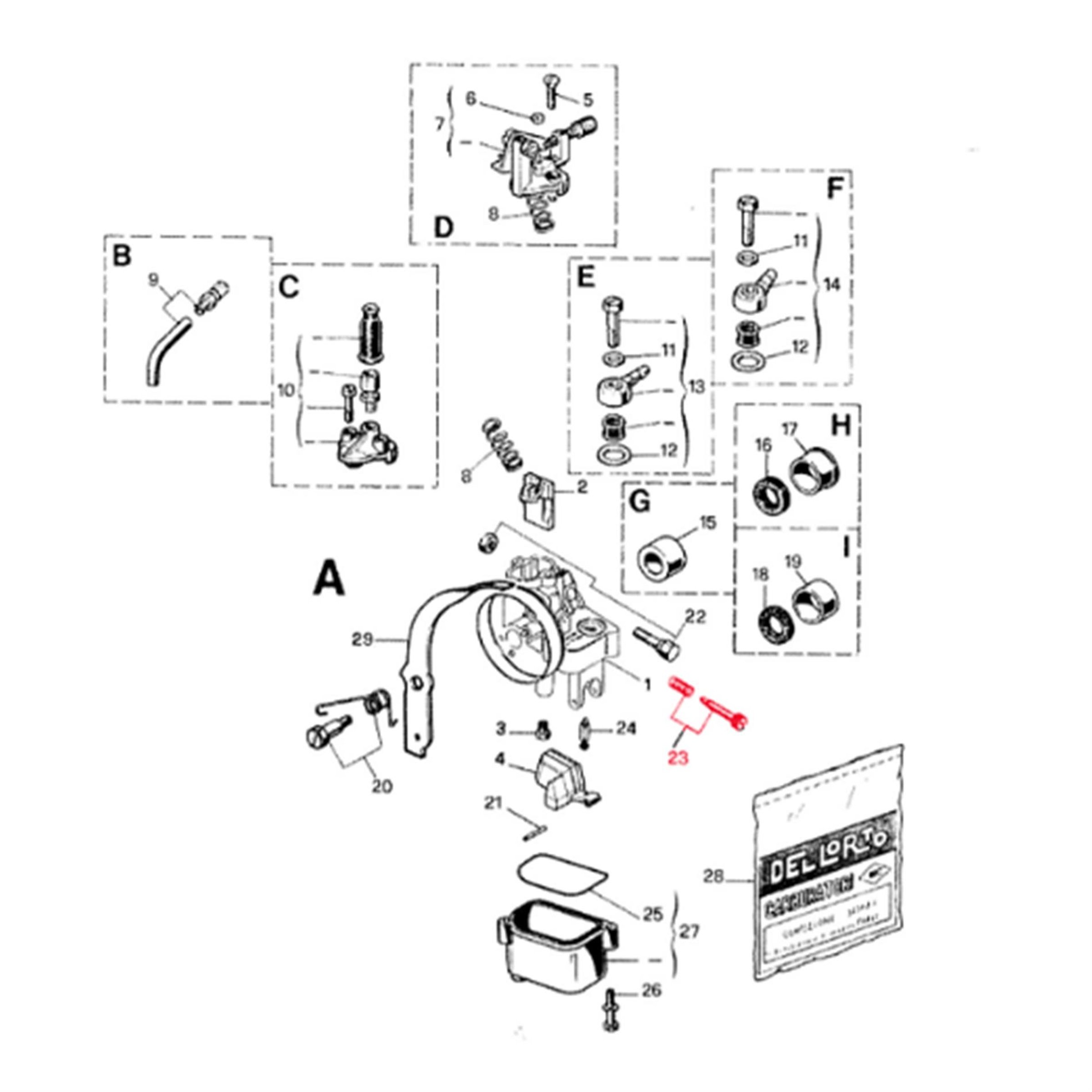 Image of 53030 Einstellschraube für Standgas SHA 10..-