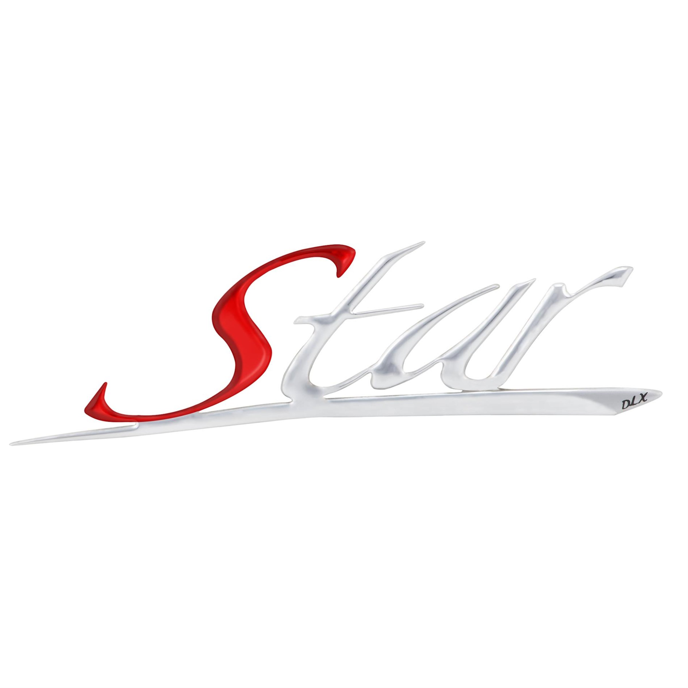 Image of Schriftzug "Star" Seitenhaube links C-4727755 für LML Star 125-200 2T/4T/ Star Deluxe 125/II/4T Automatica/CVT für LML Star 125-200 2T/4T/ Star Deluxe 125/II/4T Automatica/CVT
