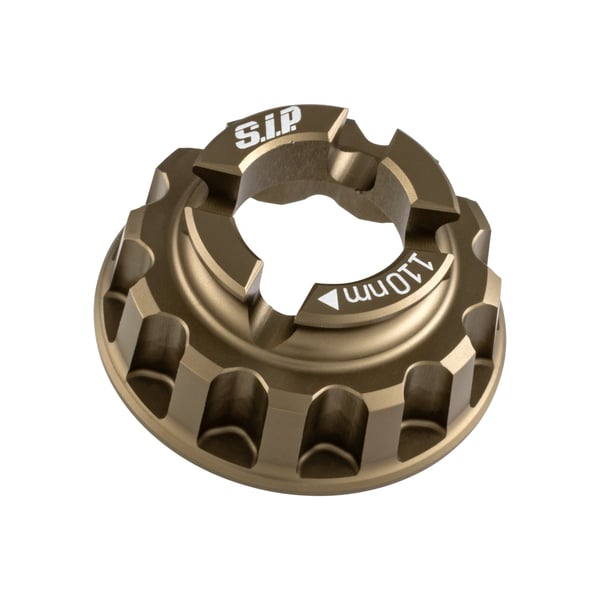 Image of Sicherungskorb Mutter SW24 SIP PERFORMANCE, Bremstrommel, hinten für Vespa 50 S 3°/Special V5B3T 2°/90 3°/100 2°/125 PV 2°/ET3 2°/PK50/S/SS/XL/2/FL/HP/N/Rush/PK80-125S/PK125/ETS/N/XL/XL2//PX80-150 E 2°/P150S 2°/P200E 2°/PX80-200 E Lusso/'98/MY/'11/T5/Cosa