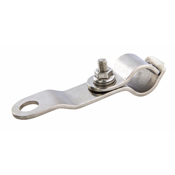 Image of Klemme Lampenbefestigung STADIUM Rohrlenker/Gepäckträger vorne, für 3/4" Rohre (Ø16-19mm)