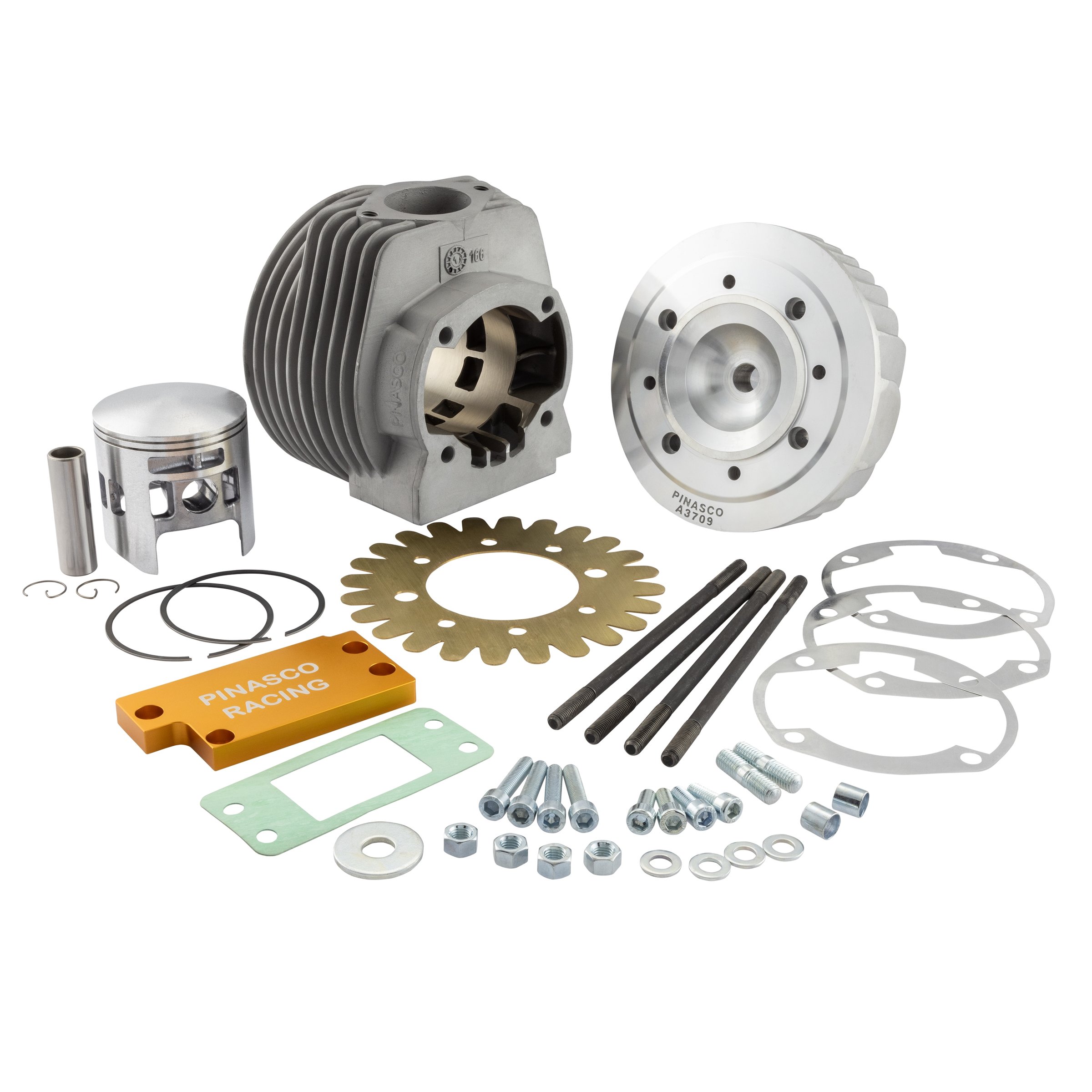 Image of Rennzylinder PINASCO 206 ccm 26033906 für Vespa 125 GTR 2°/TS/150 Sprint 2°/V/Super 2°/PX125-150/PE/Lusso/Cosa für Vespa 125 GTR 2°/TS/150 Sprint 2°/V/Super 2°/PX125-150/PE/Lusso/Cosa