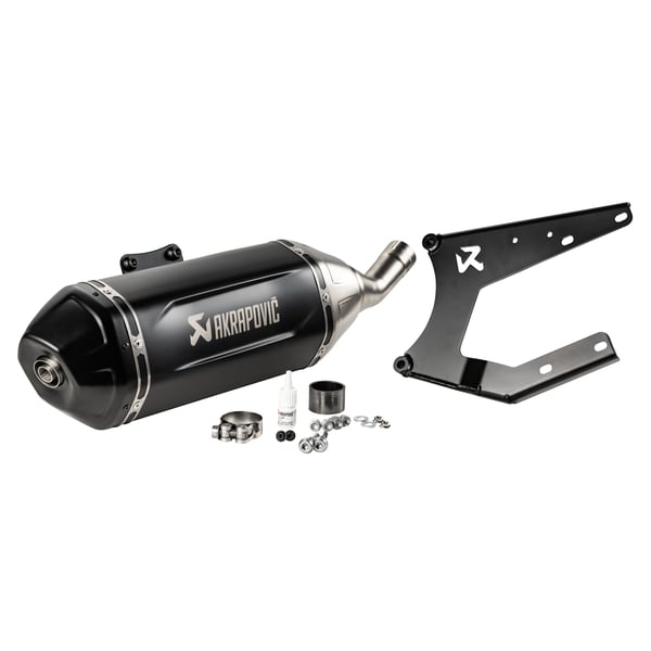 Image of Rennauspuff AKRAPOVIC Black Edition SLIP-ON S-VE125SO5-HWSSBL für Vespa/PIAGGIO Primavera 125ccm (`24-)