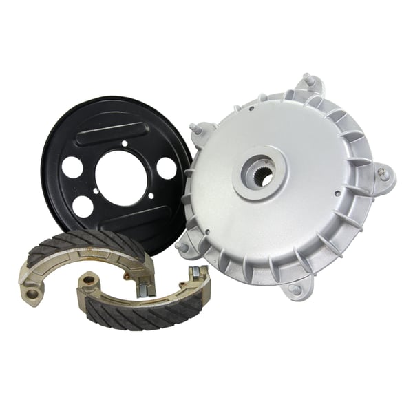 Image of Bremstrommel Umrüstkit von 8" auf 10" Reifen hinten für Vespa 125 VNB4-6T/Super/150 VBB2T/Super/P150S