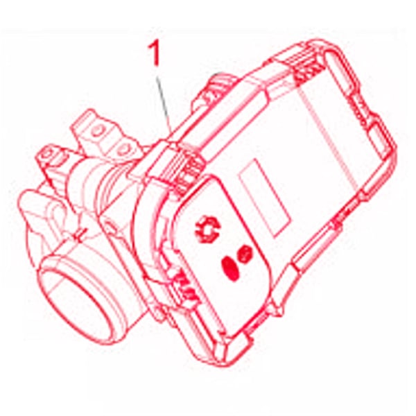 Image of Drosselklappengehäuse PIAGGIO für PIAGGIO Beverly Sport Touring 350ccm 4T LC