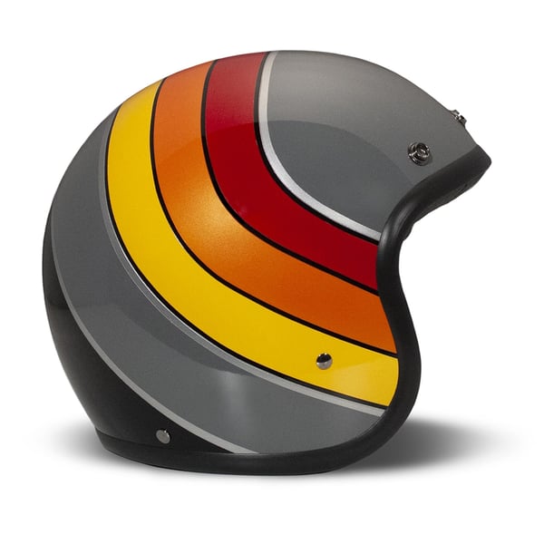 Image of Helm DMD Vintage Curve, grau glänzend, Gr. M, 56-57cm Jethelm