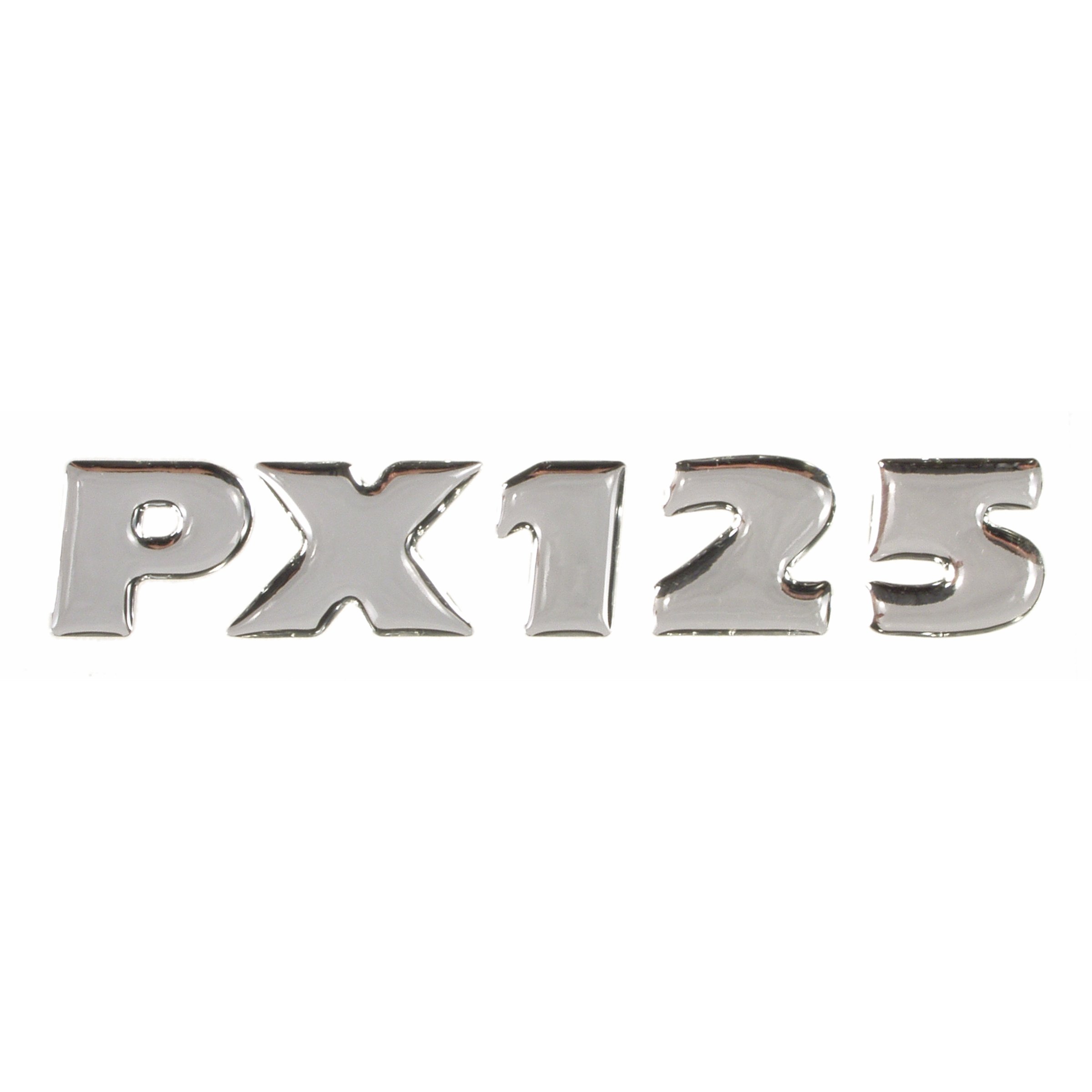 Image of Schriftzug PX125 Seitenhaube links 575795 für Vespa PX 125 E '98/Millenium für Vespa PX 125 E '98/Millenium