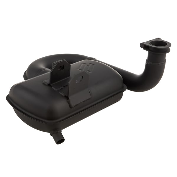 Image of Rennauspuff POLINI 200.2018, Stahl schwarz für Vespa 125 VNA-TS/150 VBA-Sprint/PX80-150/PE/Lusso