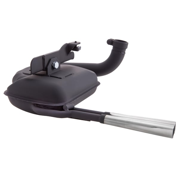 Image of Rennauspuff SIP ROAD 2.0 Sport Optik, Stahl schwarz, Farbe (ESD): chrom für Vespa 125 VM/VN/150 VL/VB1T/VGL1T