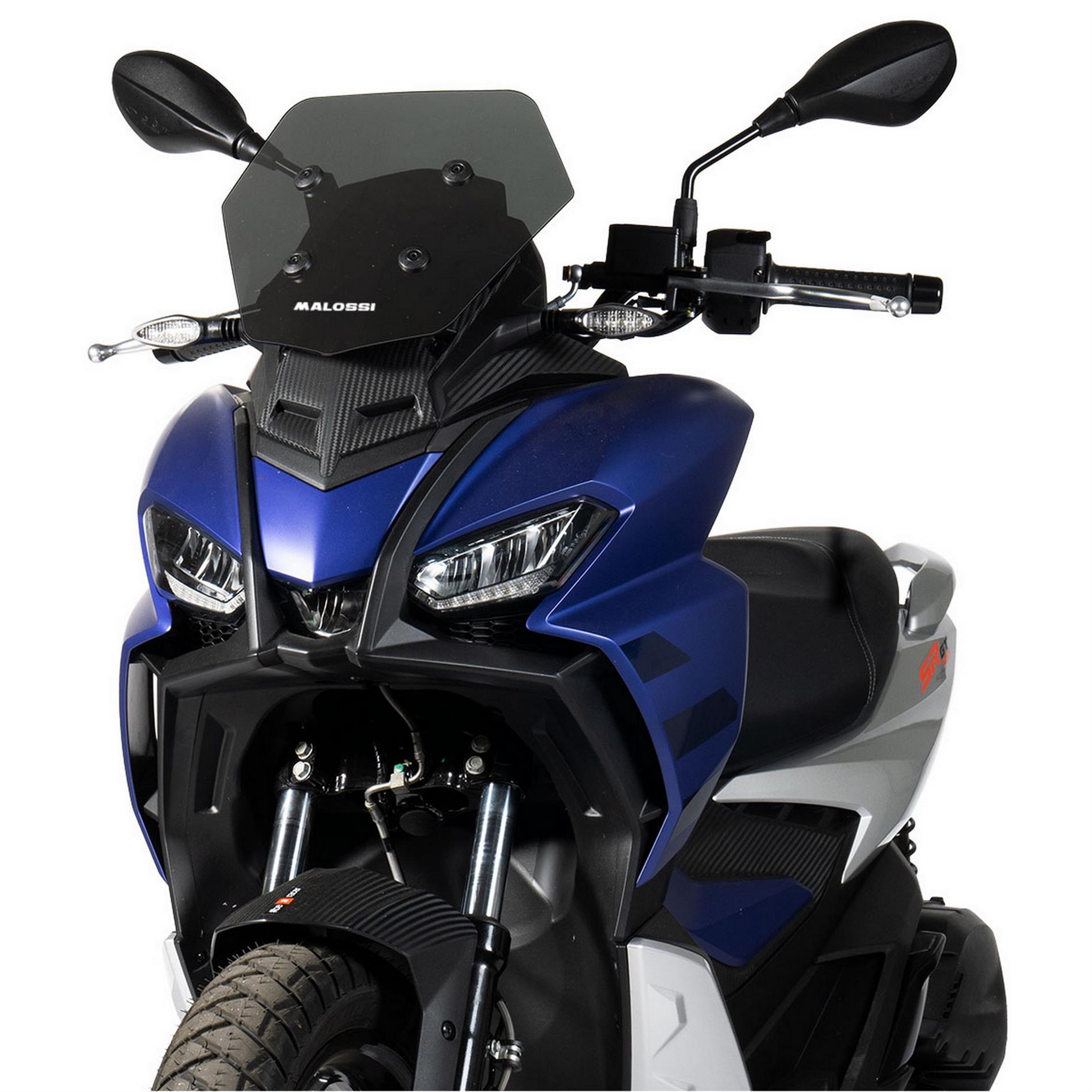 Image of Flyscreen MALOSSI 4519772B für APRILIA SR GT 125/200ccm i.e. 4T LC Euro 5 für APRILIA SR GT 125/200ccm i.e. 4T LC Euro 5