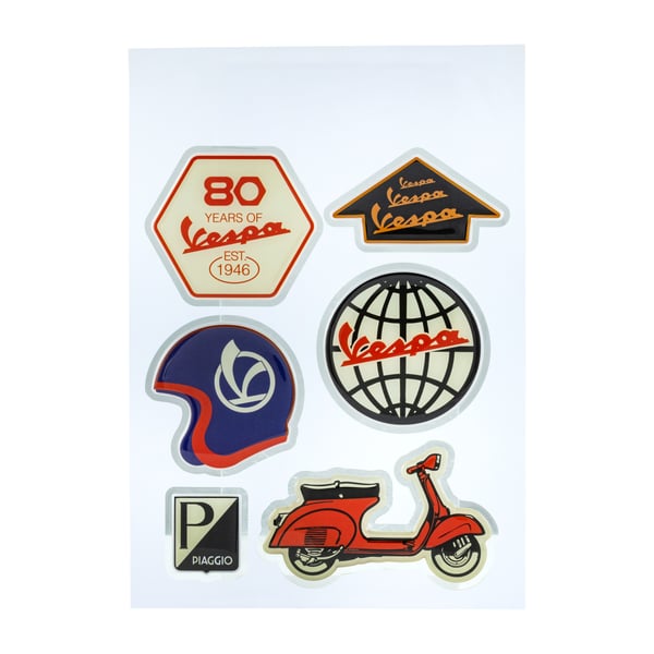 Image of Aufkleberset PIAGGIO Globo