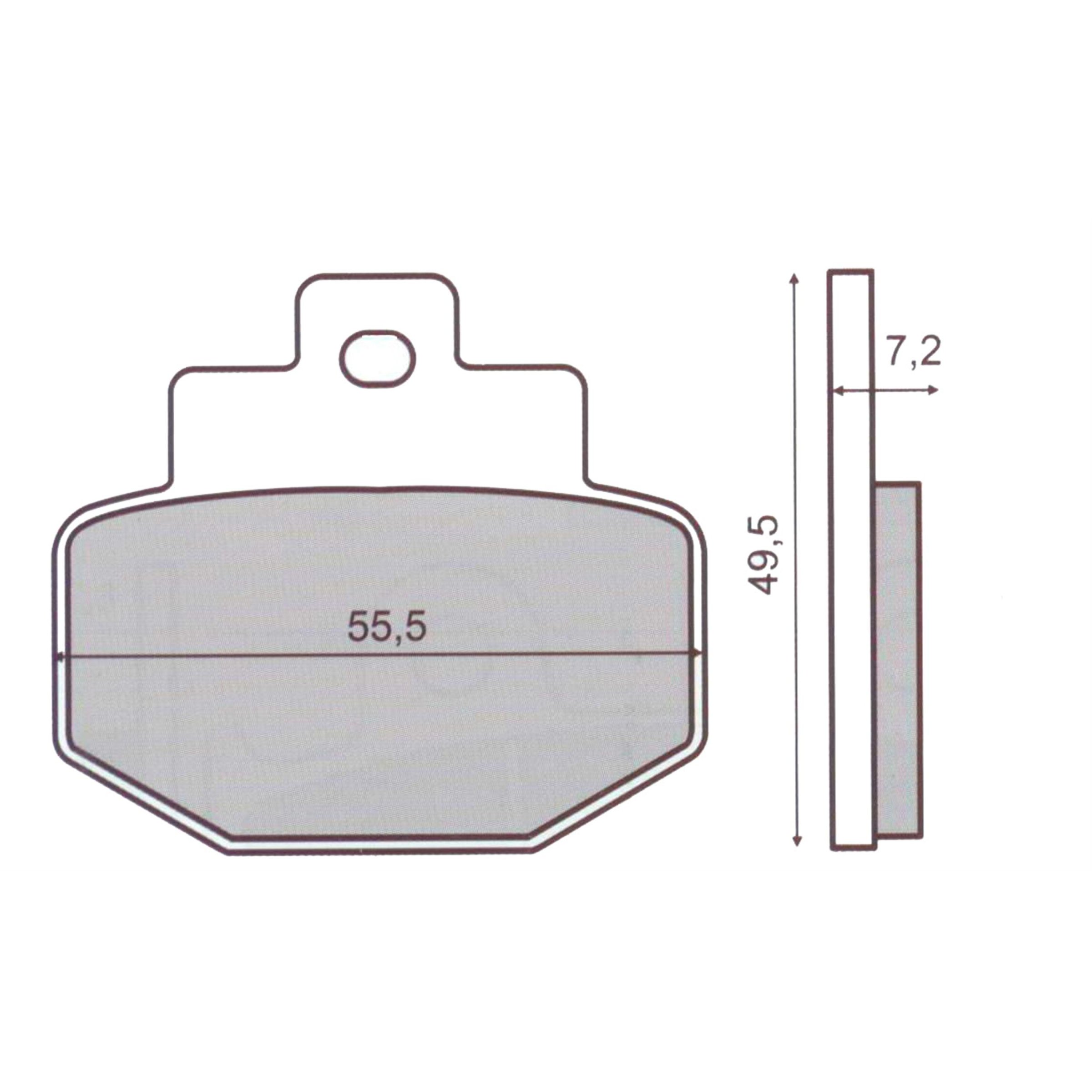 Image of Bremsbeläge RMS S52